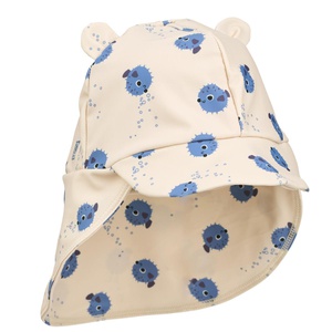 Gorra solapa-cuello 3-6m SENIA Liewood Pufferfish sandy