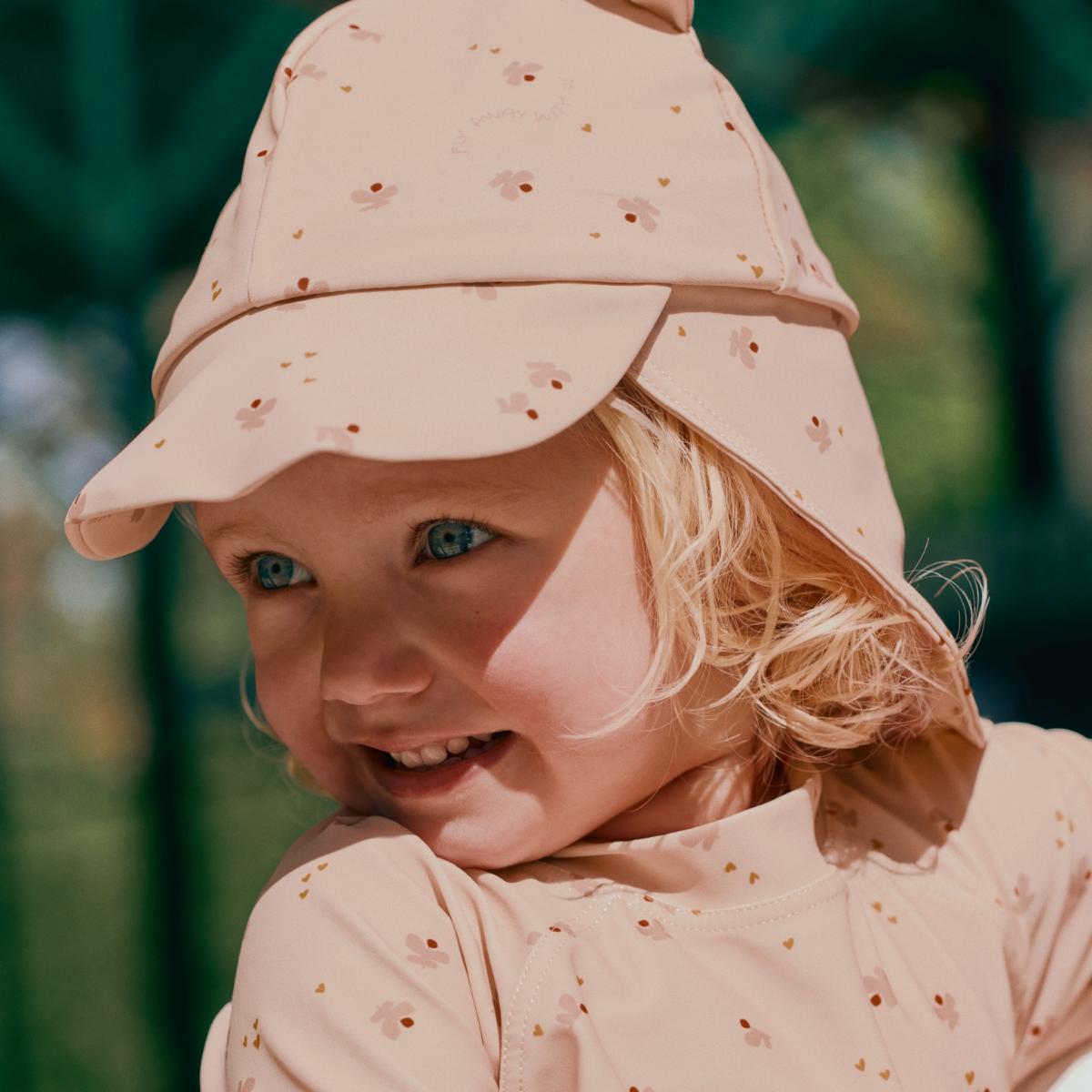 Gorra solapa-cuello 6-9m SENIA Liewood Mini butterfly apple blossom