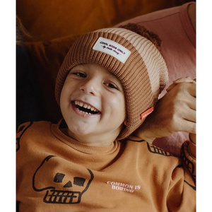 Gorro 2-5 años BLOCK Hello Hossy coffee