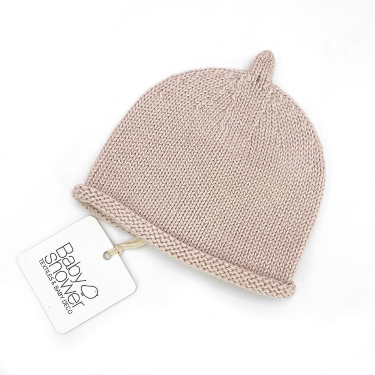 Gorro bebé 0-1m TRICOT Babyshower nude