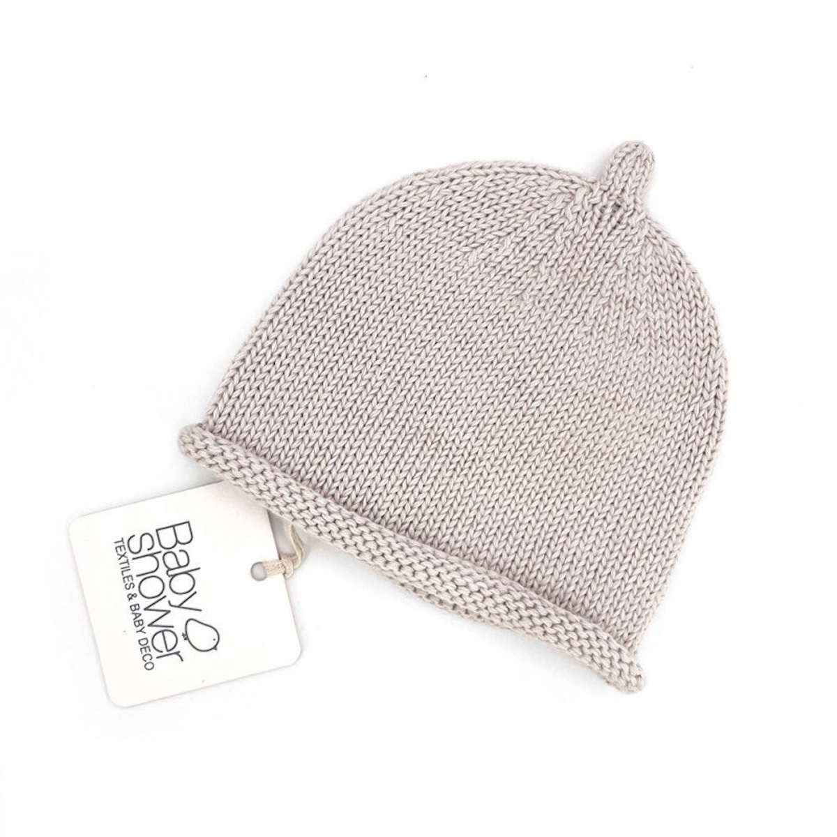 Gorro bebé 1-3m TRICOT Babyshower beige