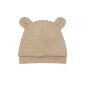 Gorro bebé 38-40cm Teddy NOOS Wooly Organic canalé light brown