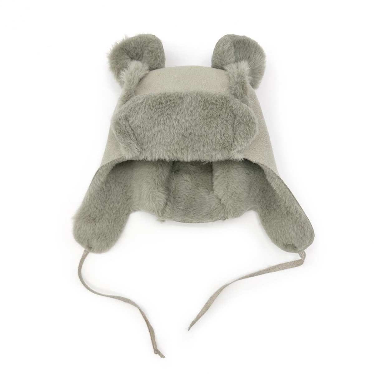 Gorro talla 0-1 TEDDY ESKIMO Babyshower suede dune