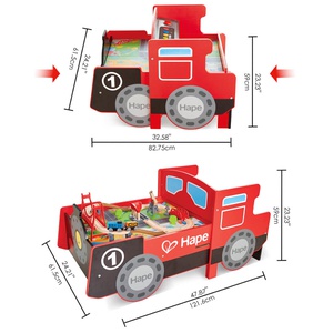 Gran circuito tren-mesa LOCOMOTIVE Hape