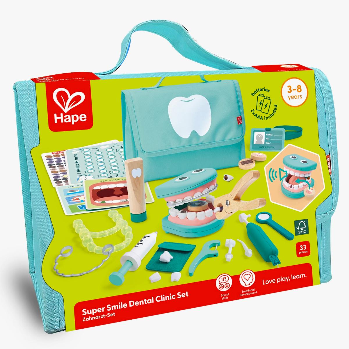 Juego clínica dental SUPER SMILE Hape