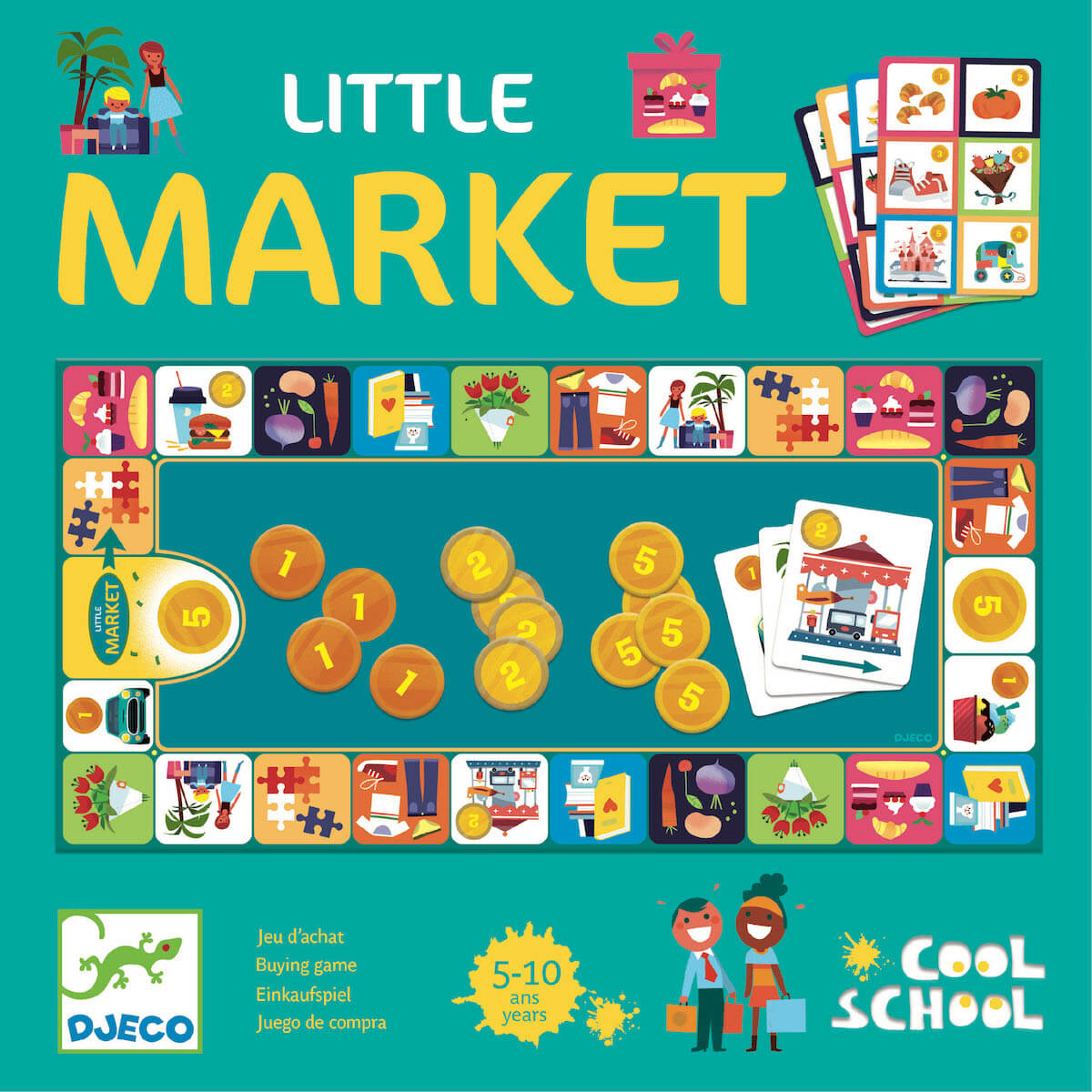 Juego compras LITTLE MARKET Djeco
