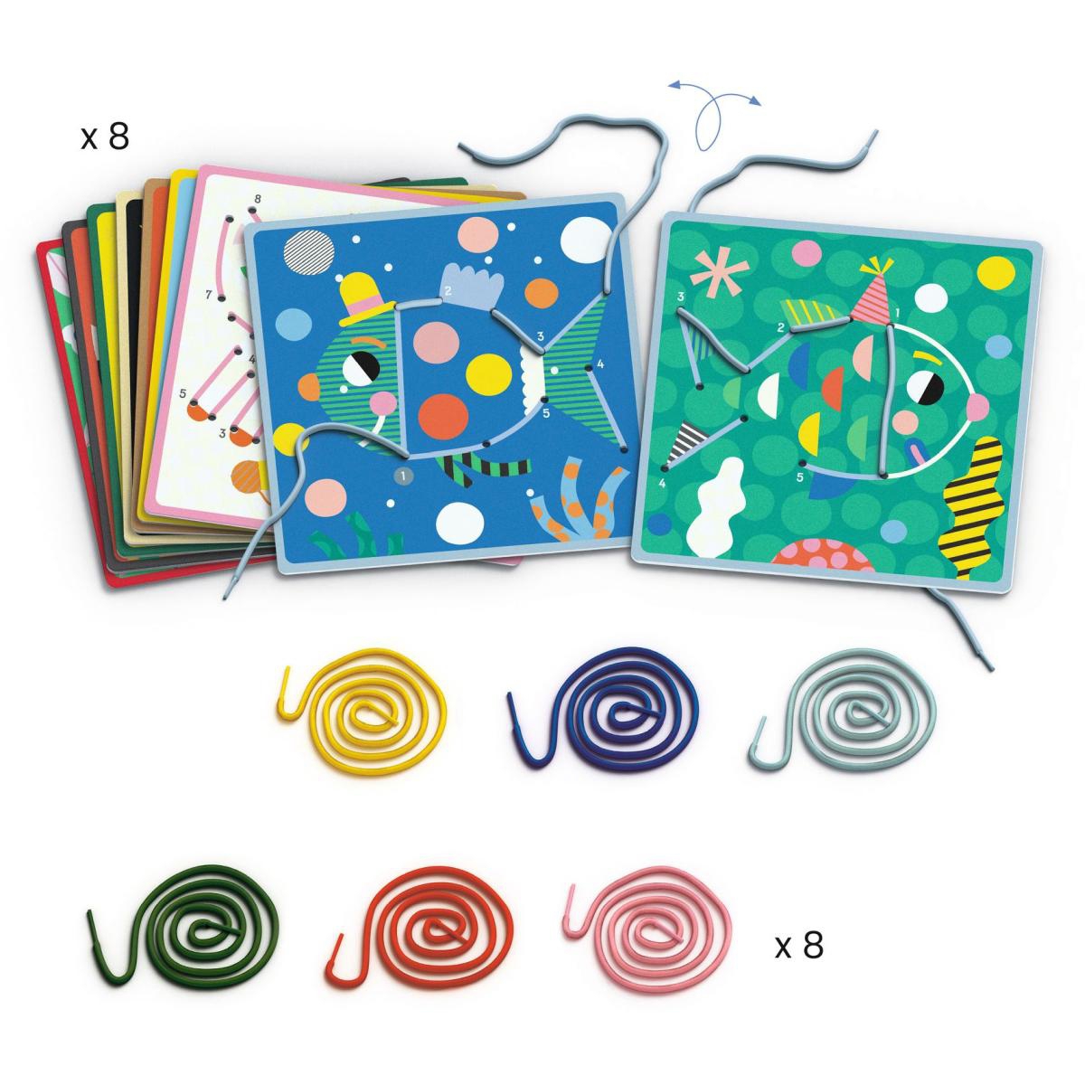 Juego cordón DOT-TO-DOT  Djeco