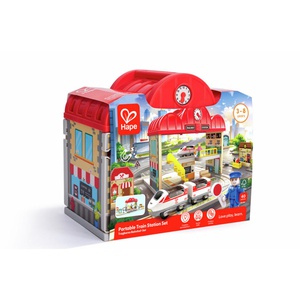 Juego de tren portátil Hape