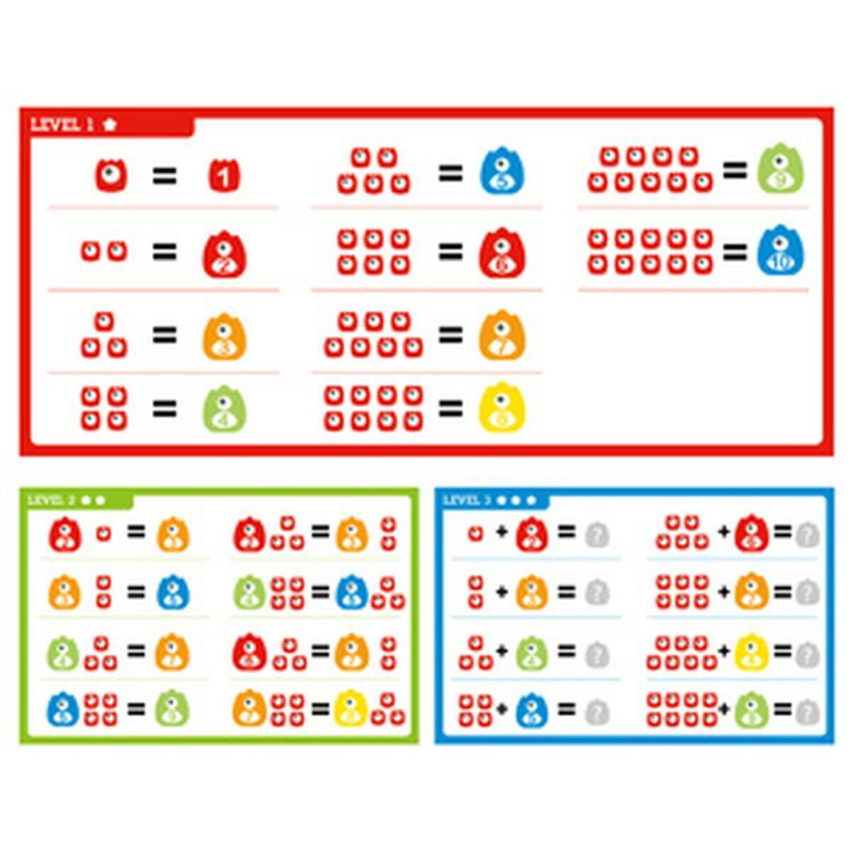 Juego educativo escala matemática MONSTRES Hape