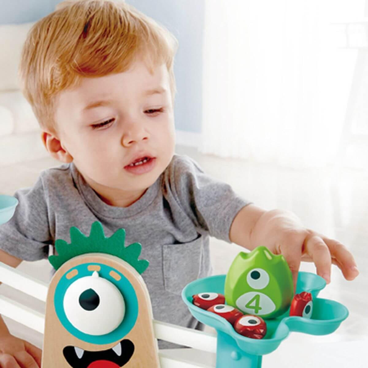 Juego educativo escala matemática MONSTRES Hape