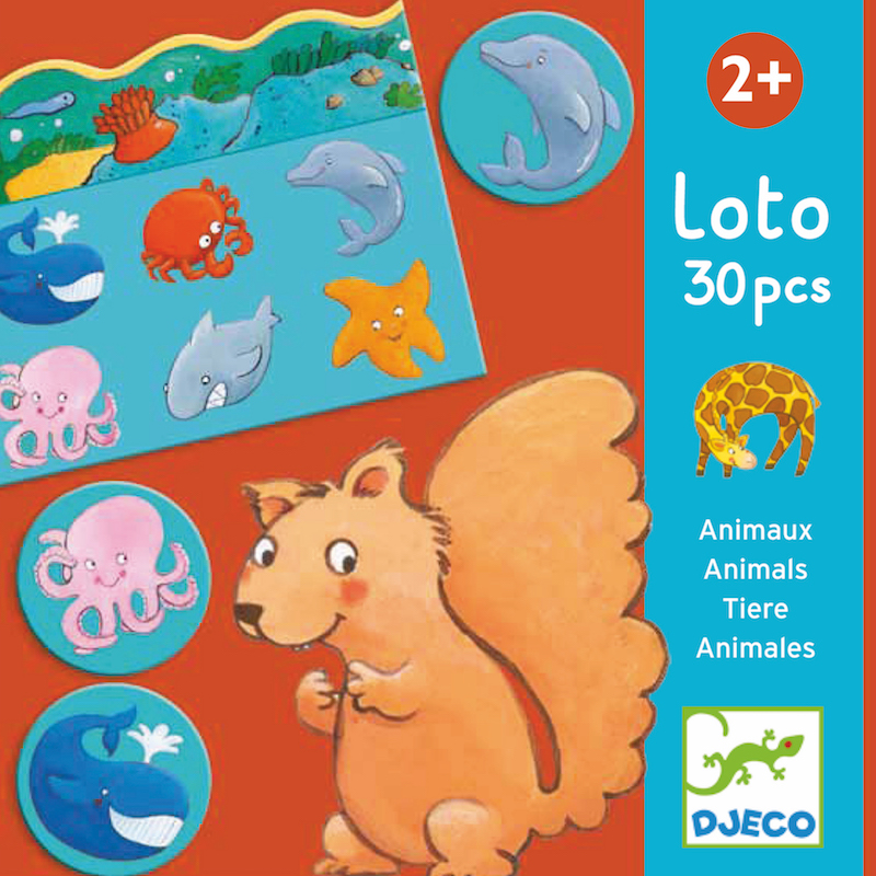 Juego educativo LOTO ANIMALES Djeco