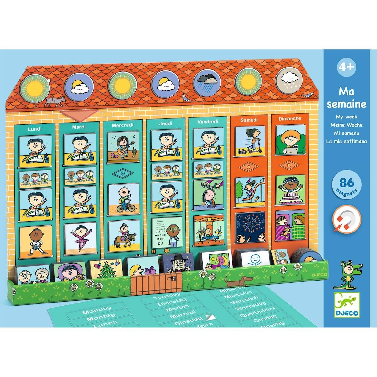 Juego educativo MI SEMANA Djeco