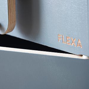 Juego imitación banco de trabajo PLAY Flexa dark blue-natural wood