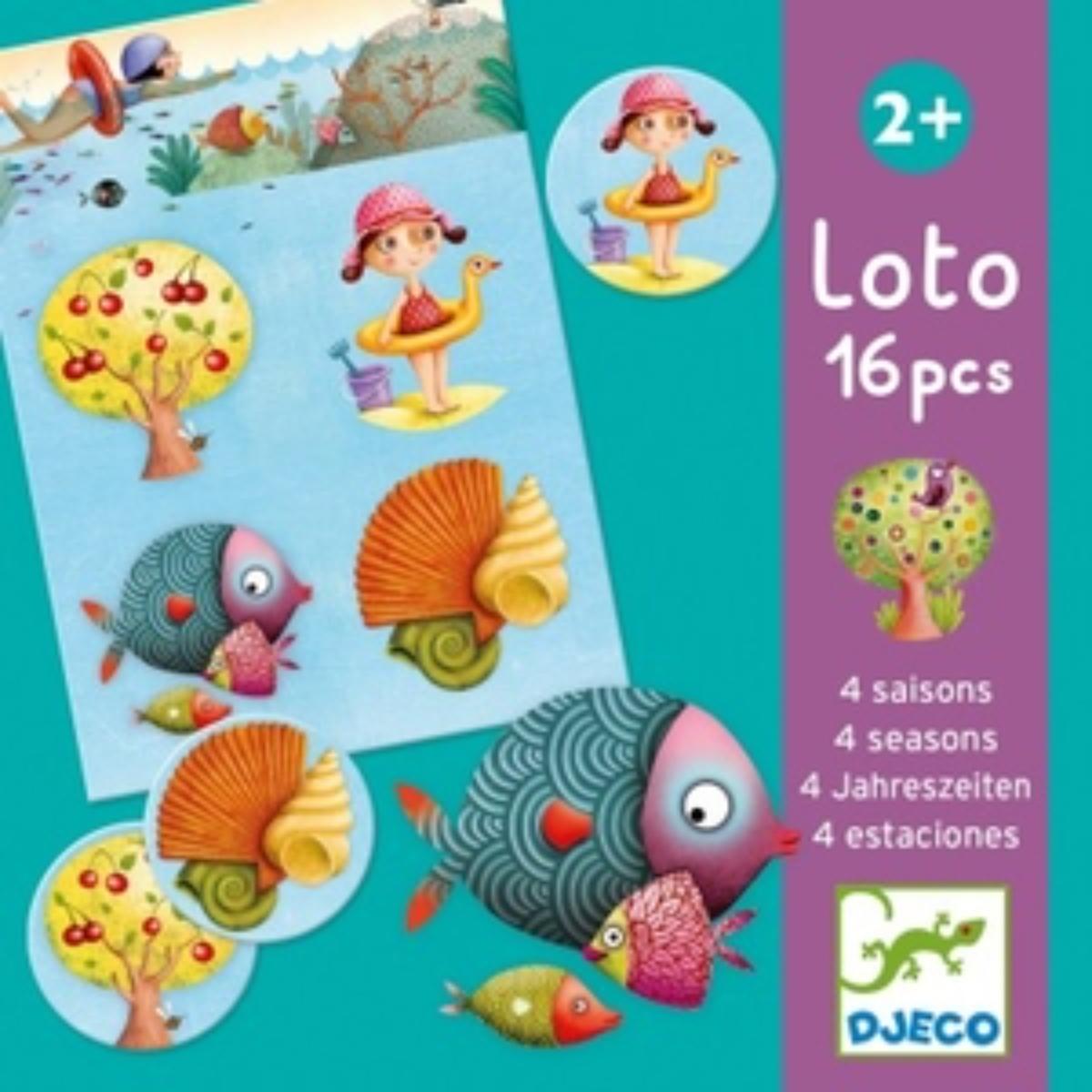 Juego Loto 4 ESTACIONES Djeco