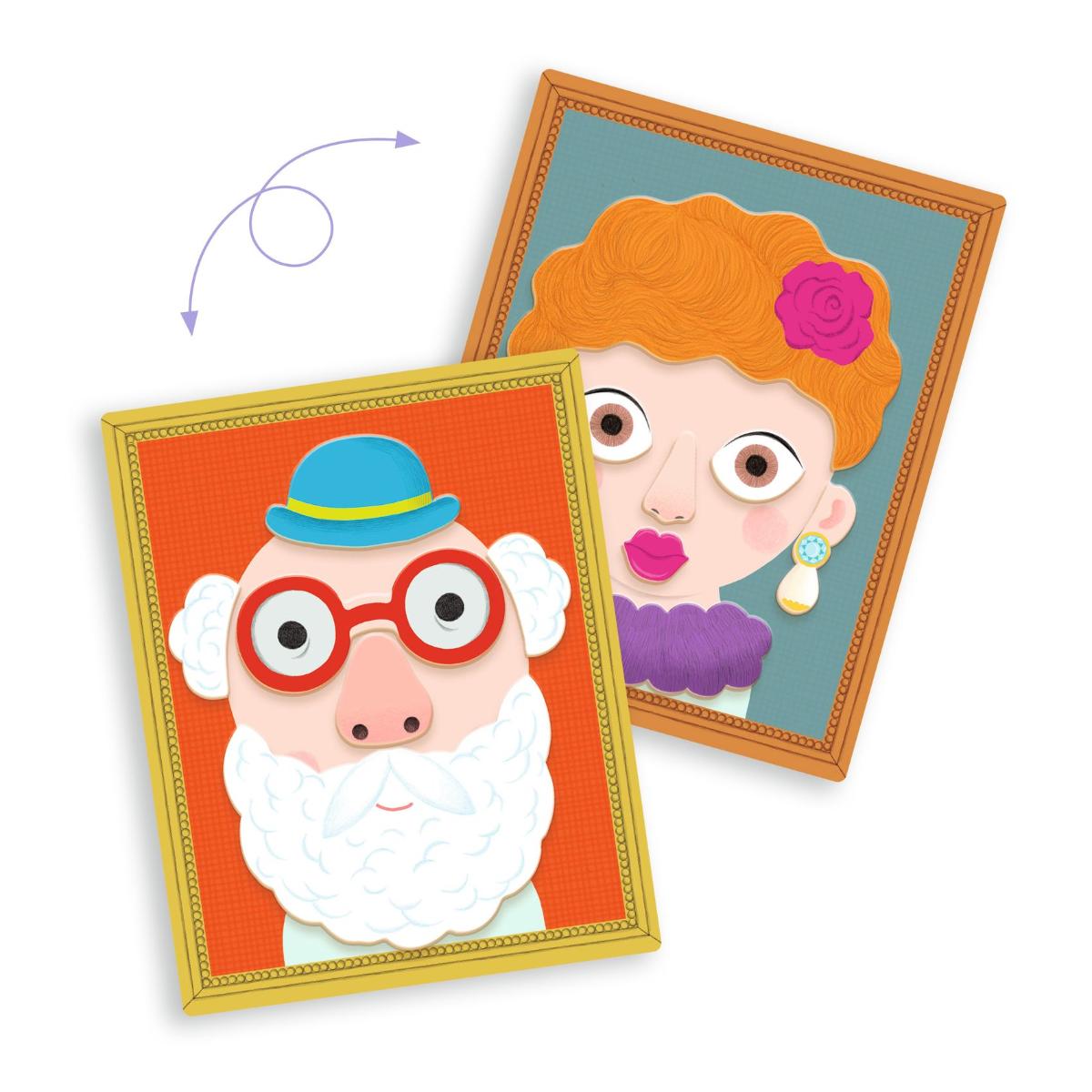 Juego magnético Retratos INZEBOX Djeco