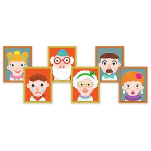 Juego magnético Retratos INZEBOX Djeco