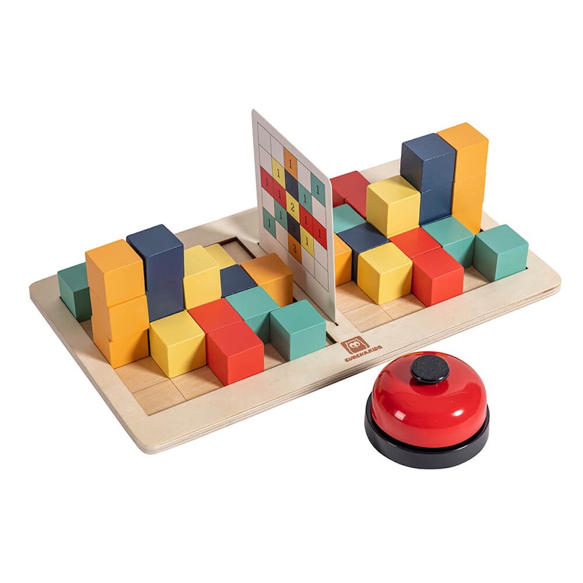 Juego memoria-estrategia COMPETICIÓN BLOQUES Eurekakids