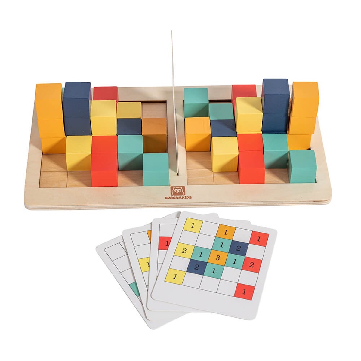 Juego memoria-estrategia COMPETICIÓN BLOQUES Eurekakids