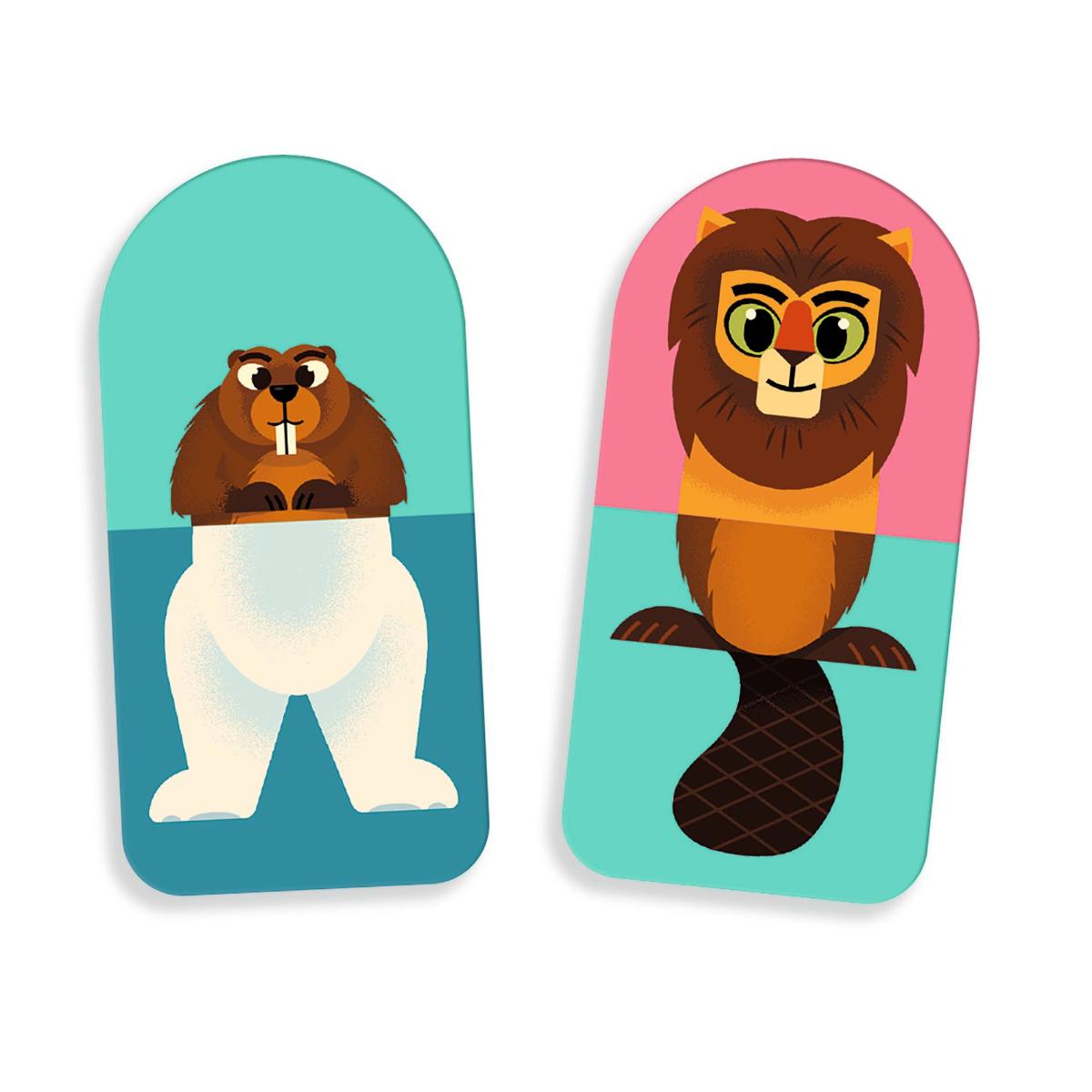 Juego memoria vertical Mix&match COOL SCHOOL Djeco