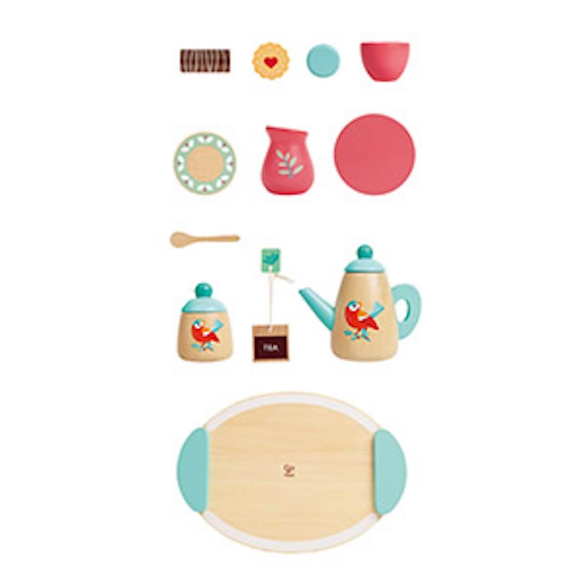 Juego té madera Hape