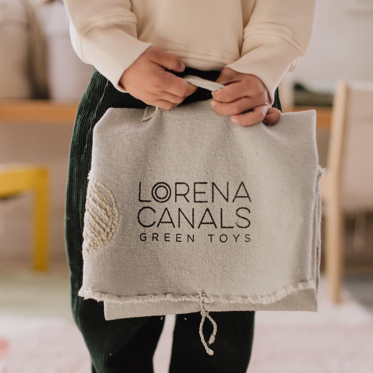Juego textil MINI MUNDO GREEN Lorena Canals Snail