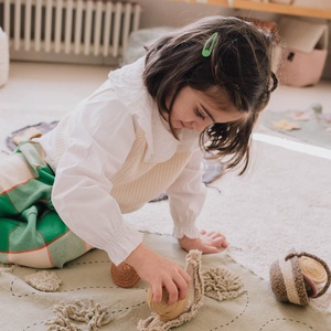 Juego textil MINI MUNDO GREEN Lorena Canals Snail
