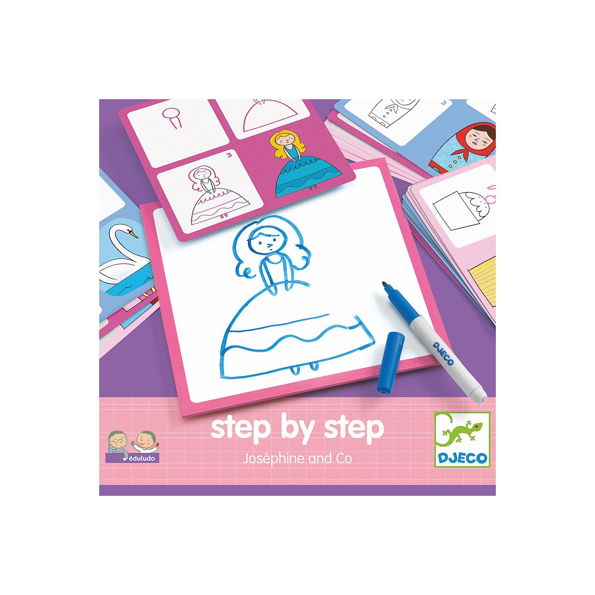 Juegos educacionales Step by step Joséphine and Co 4-7Y EDULUDO Djeco MTODJECO