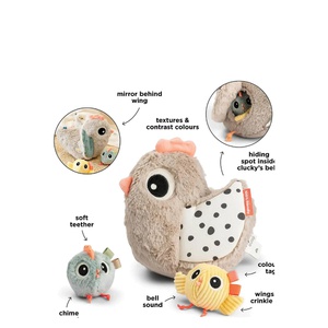 Juguete actividades Clucky HIDE & SEEK Done by Deer sand