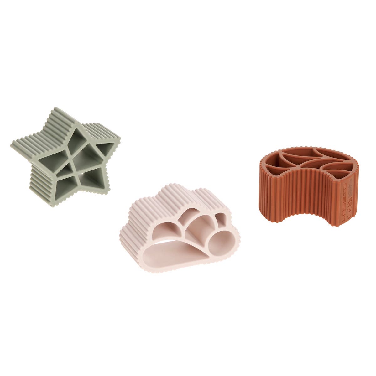 Juguete apilable sensorial LITTLE UNIVERSE Laessig estrella-luna-nube
