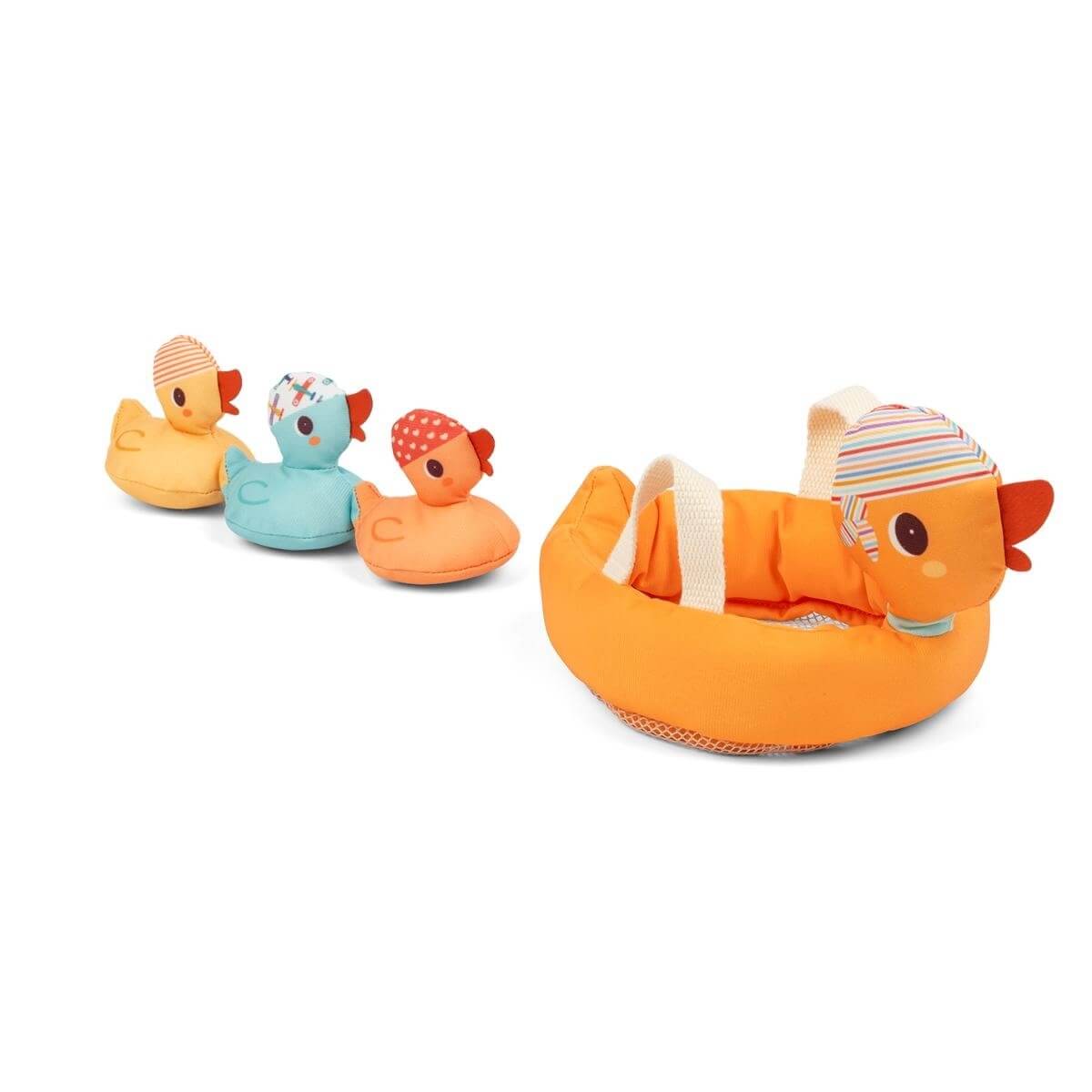 Juguete baño magnético MAMA PATO Y SUS PATITOS Lilliputiens