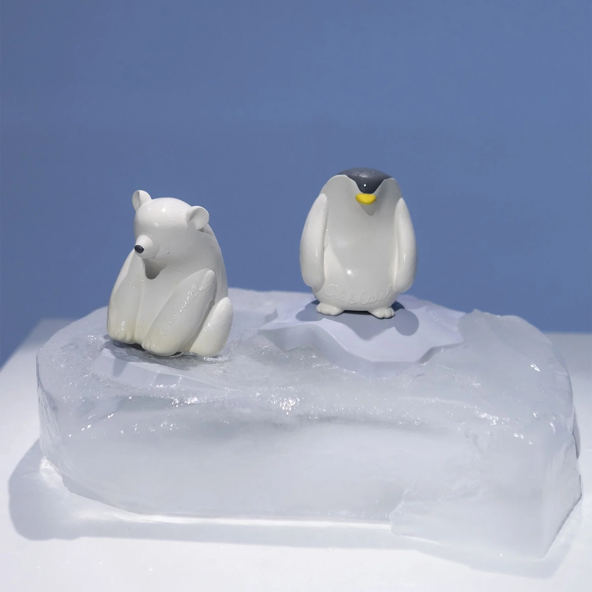 Juguete baño PINGÜINO Oli and Carol