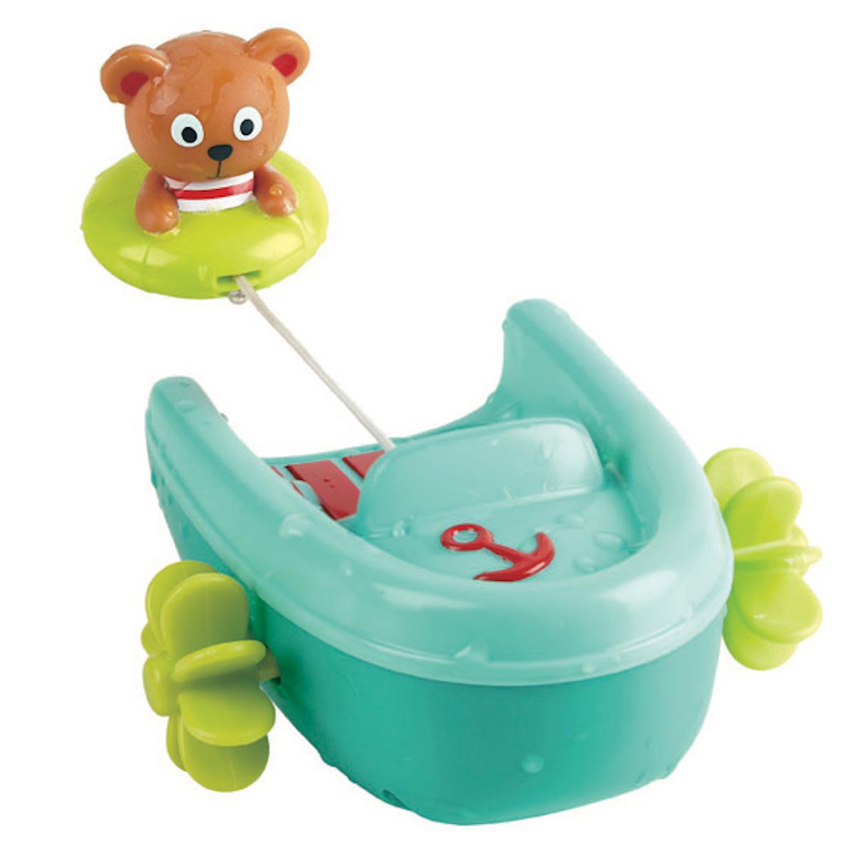 Juguete baño TUBING PULL-BACK BOAT  Hape