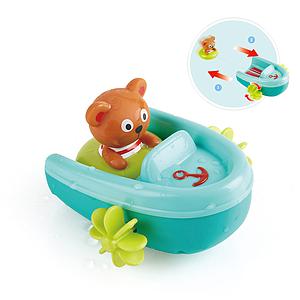 Juguete baño TUBING PULL-BACK BOAT  Hape