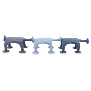 Juguete ventosas 3pzas Mrs. ELEPHANT'S Family Trixie blue