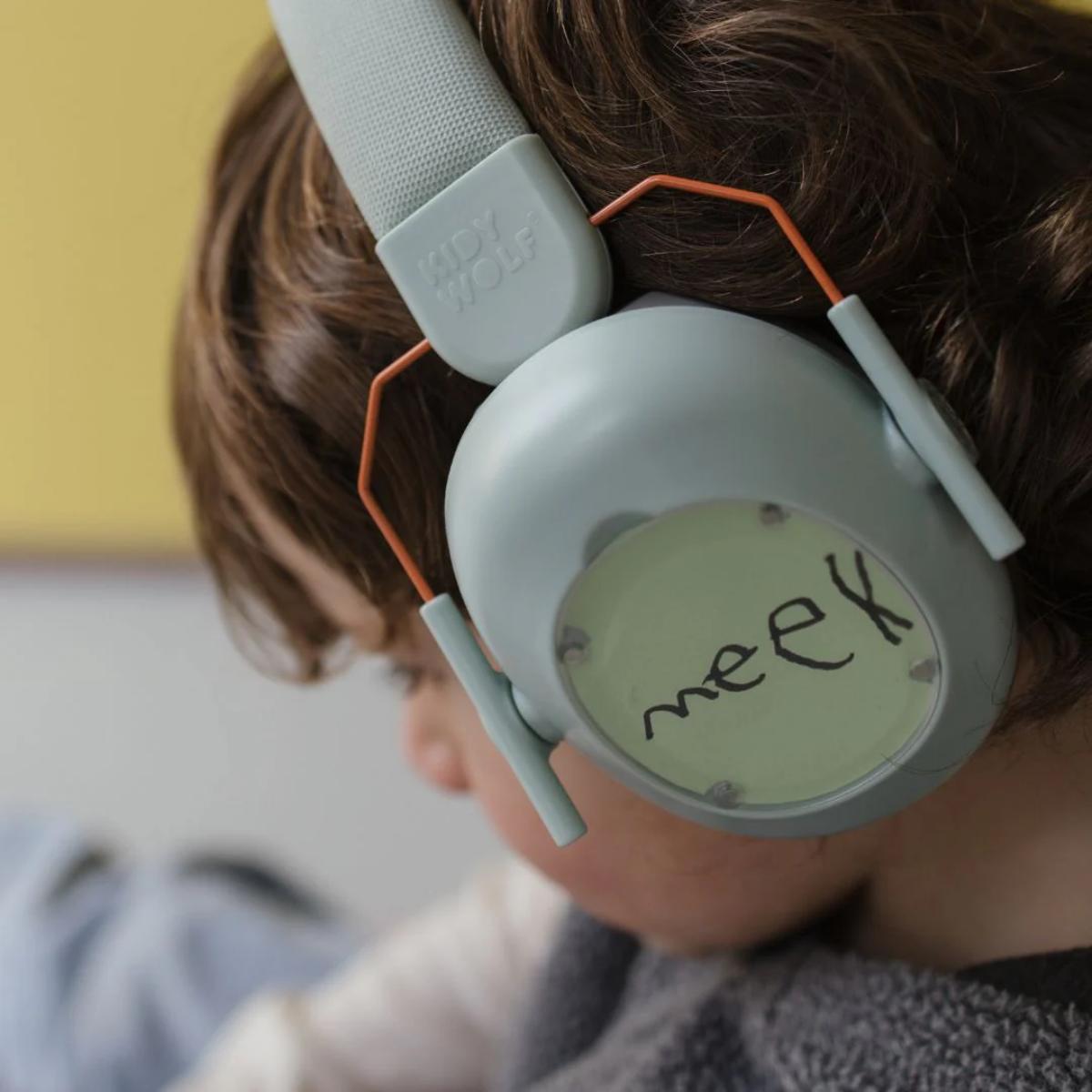 Kidynoise Hearing protection Kidywolf Green