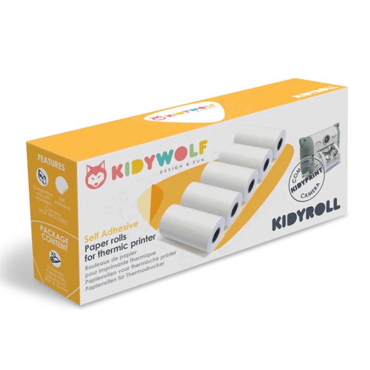 KIDYROLL Self-adhesive refill rolls Kidywolf
