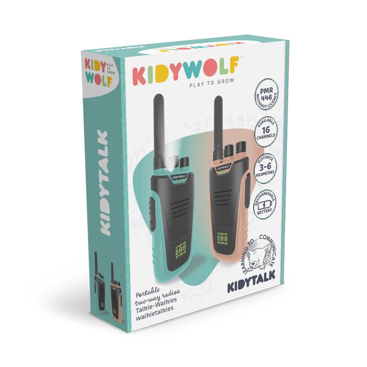 Kidytalk - Walkie talkies Kidywolf nude green