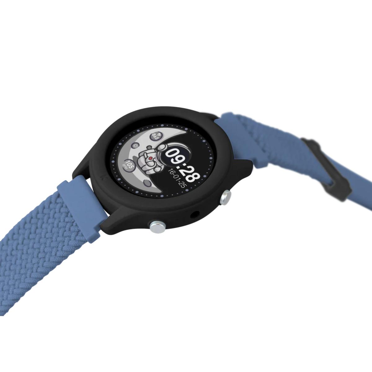 Kidywatch Multifunction Smartwatch fabric Strap No Games Kidywolf blue