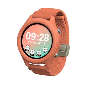 Kidywatch Multifunction Smartwatch fabric Strap No Games Kidywolf Coral