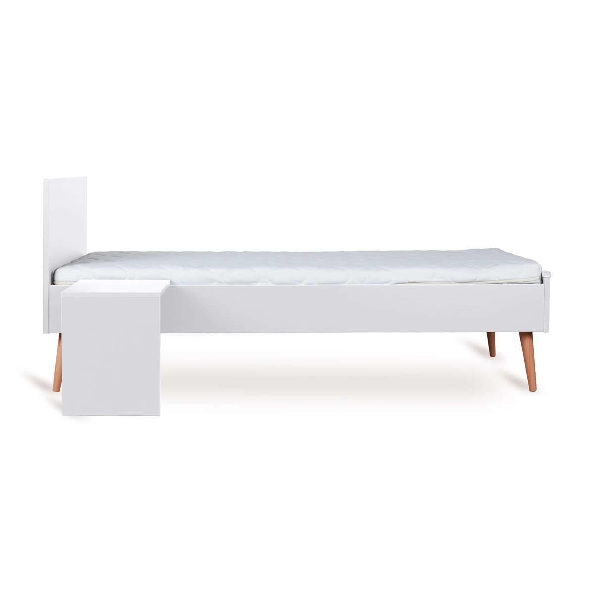 Kit cama junior 70x170cm COCOON Quax blanco hielo