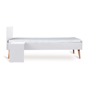 Kit cama junior 70x170cm COCOON Quax blanco hielo