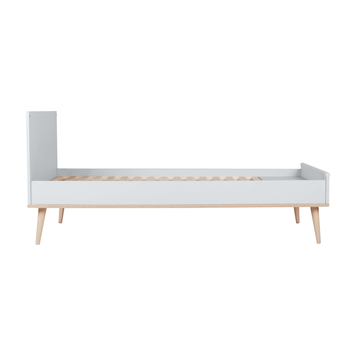 Kit cama junior 70x170cm FLOW Quax blanco-roble