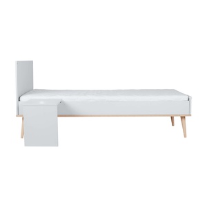 Kit cama junior 70x170cm FLOW Quax blanco-roble