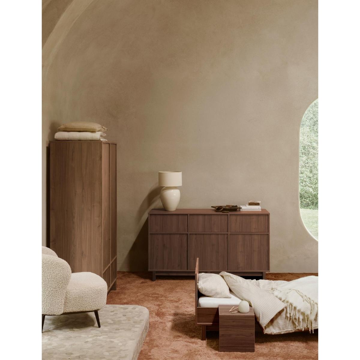 Kit cama junior 70x170cm KYO Quax walnut