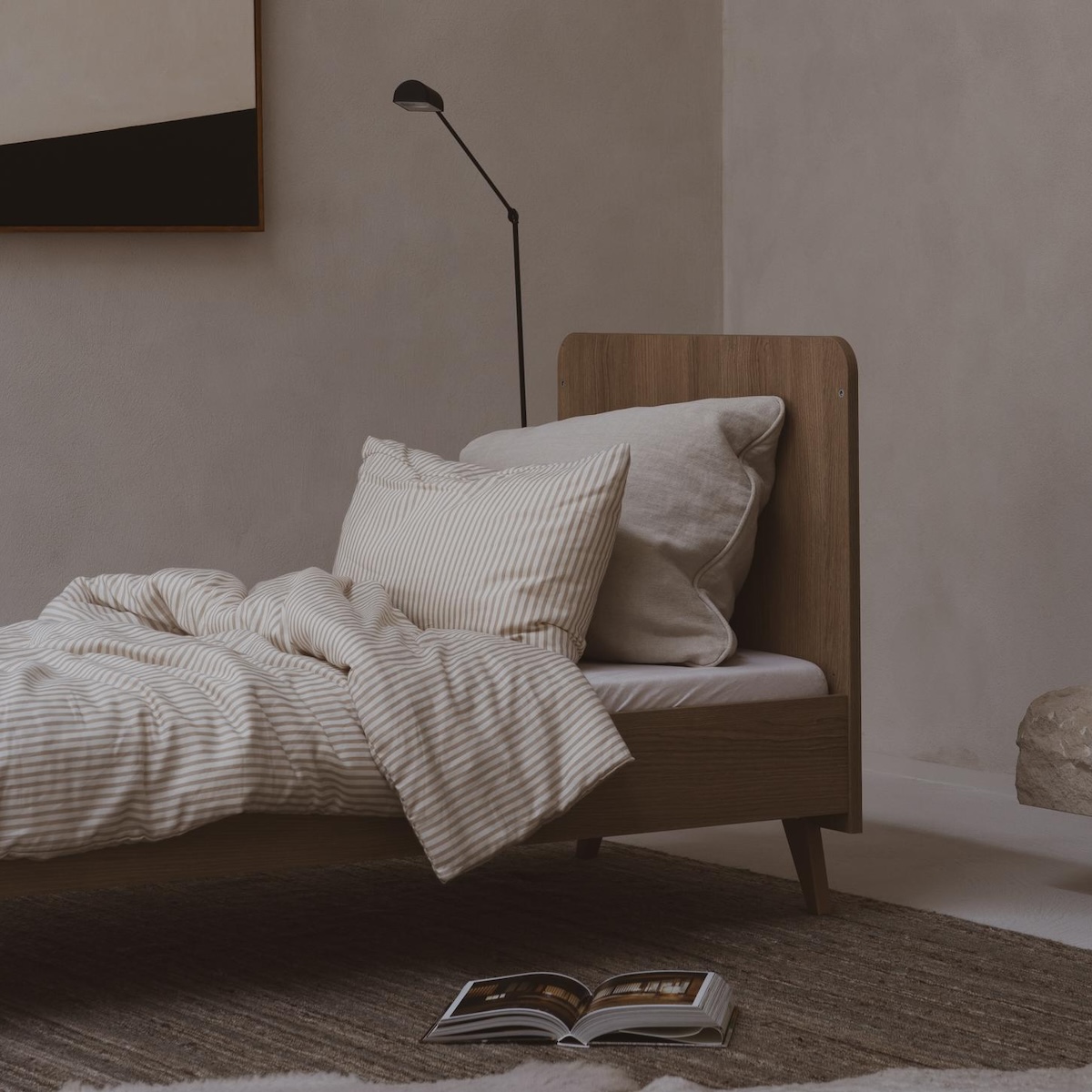 Kit cama junior 70x170cm LOFT Quax honey ash