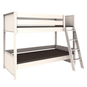 Kit conversión cama alta-litera KASVA haya lacado blanco
