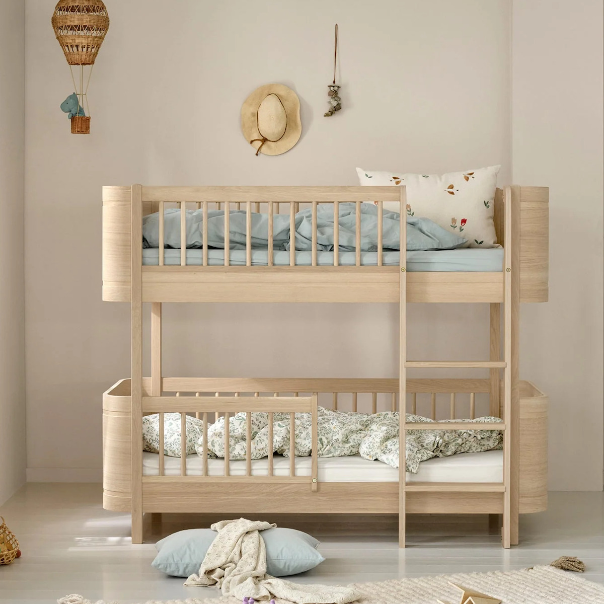 Kit conversión cuna+cama junior-litera WOOD MINI+ Oliver Furniture roble