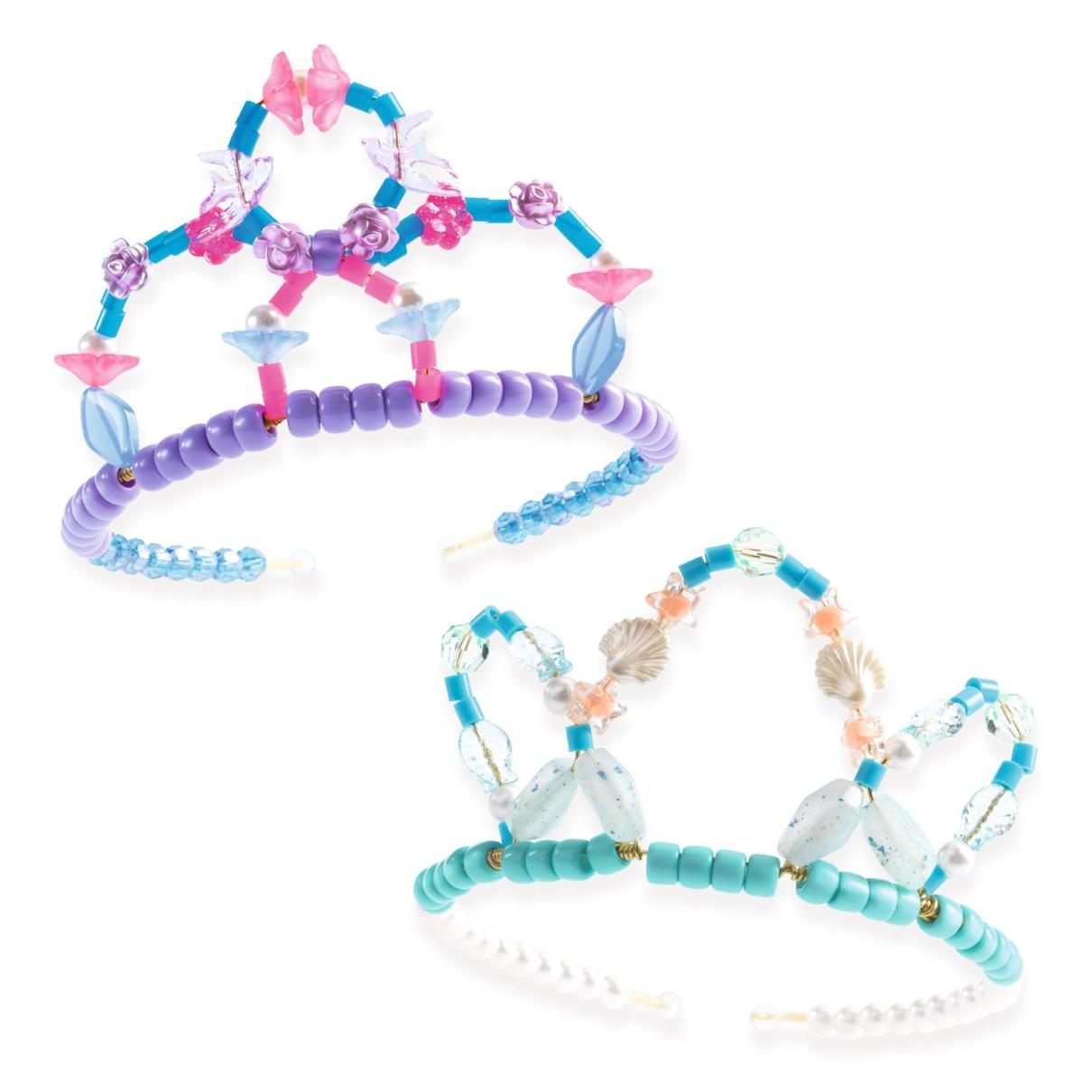 Kit creación DÚO DE TIARAS Djeco azul
