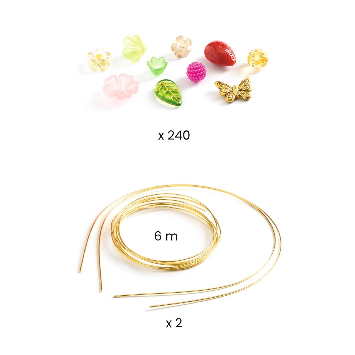 Kit creación DÚO DE TIARAS Djeco rosa