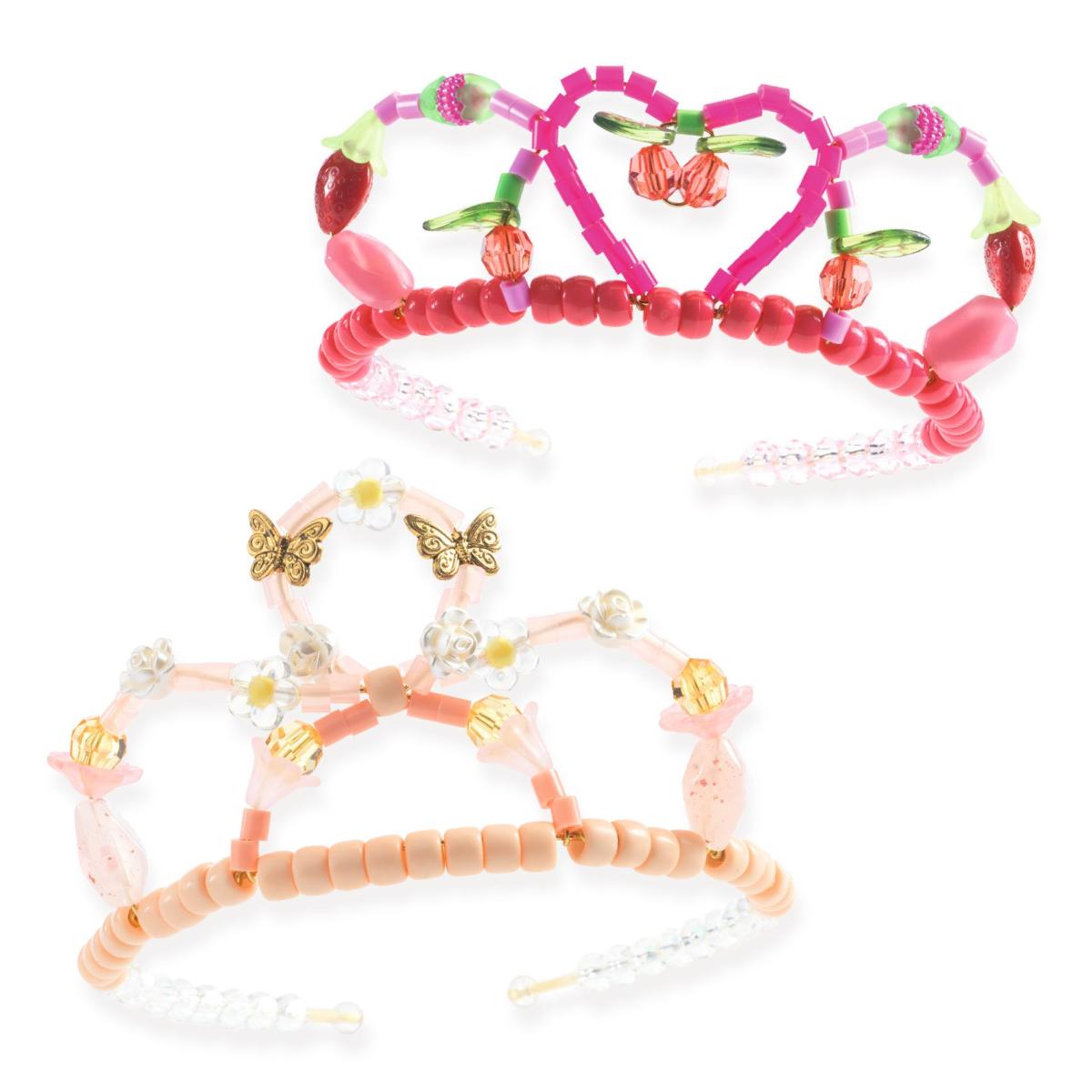 Kit creación DÚO DE TIARAS Djeco rosa
